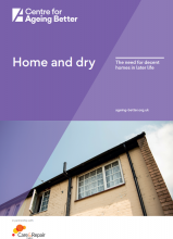Home and dry: The need for decent homes in later life